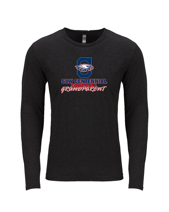 St. Lucie West Centennial HS Football Grandparent - Tri-Blend Long Sleeve