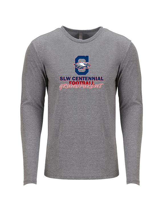 St. Lucie West Centennial HS Football Grandparent - Tri-Blend Long Sleeve
