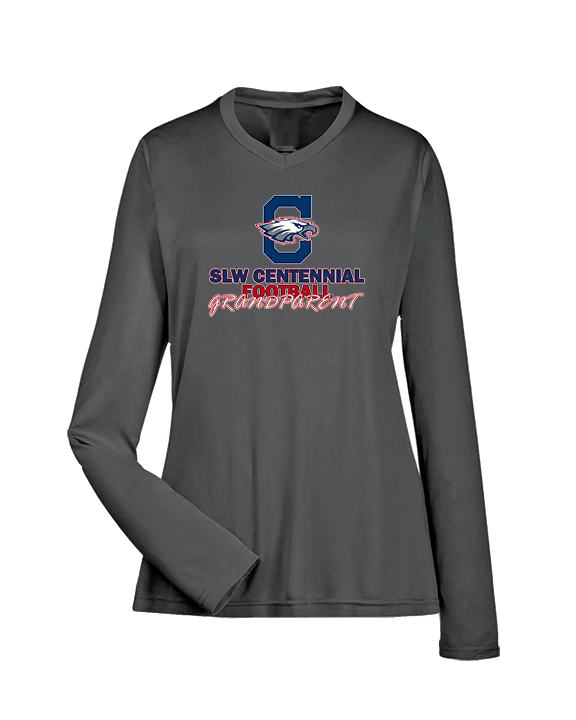 St. Lucie West Centennial HS Football Grandparent - Womens Performance Longsleeve