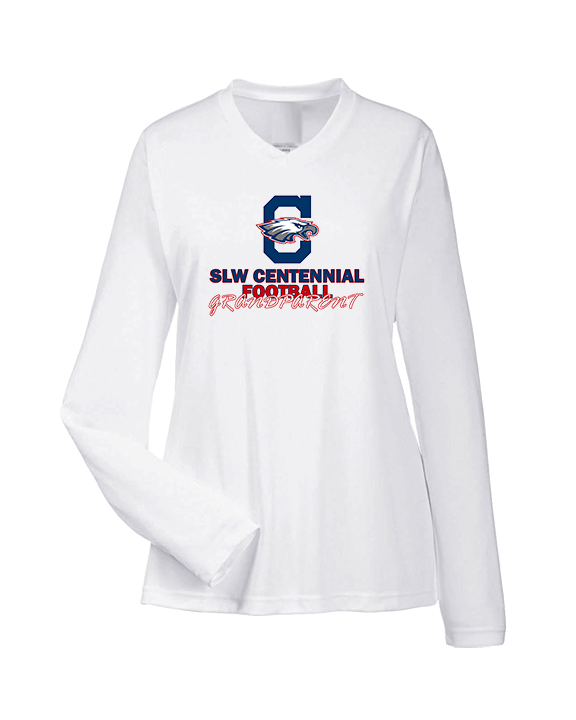 St. Lucie West Centennial HS Football Grandparent - Womens Performance Longsleeve