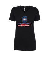 St. Lucie West Centennial HS Football Grandparent - Womens Vneck