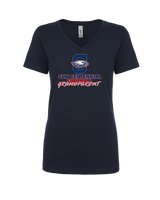 St. Lucie West Centennial HS Football Grandparent - Womens Vneck