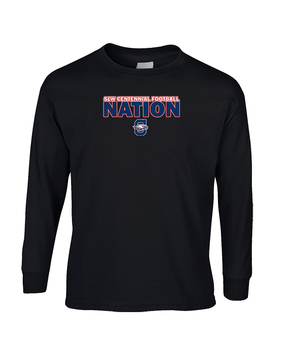 St. Lucie West Centennial HS Football Nation - Cotton Longsleeve