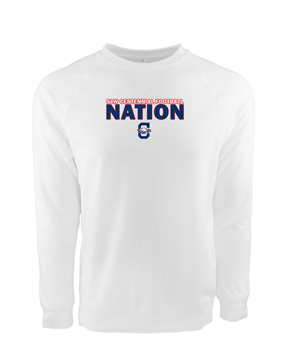 St. Lucie West Centennial HS Football Nation - Crewneck Sweatshirt