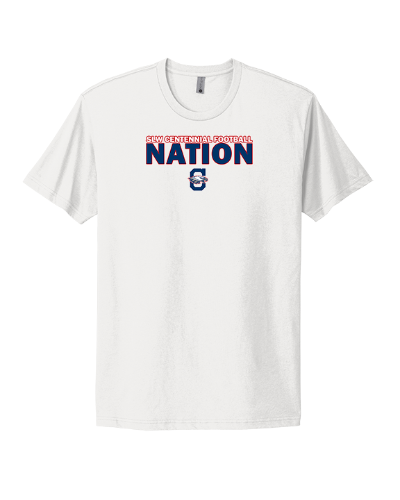 St. Lucie West Centennial HS Football Nation - Mens Select Cotton T-Shirt