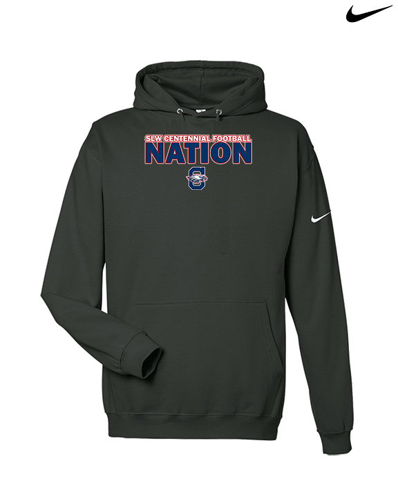 St. Lucie West Centennial HS Football Nation - Nike Club Fleece Hoodie