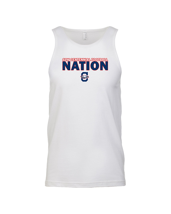 St. Lucie West Centennial HS Football Nation - Tank Top