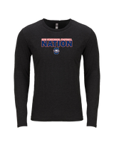 St. Lucie West Centennial HS Football Nation - Tri-Blend Long Sleeve