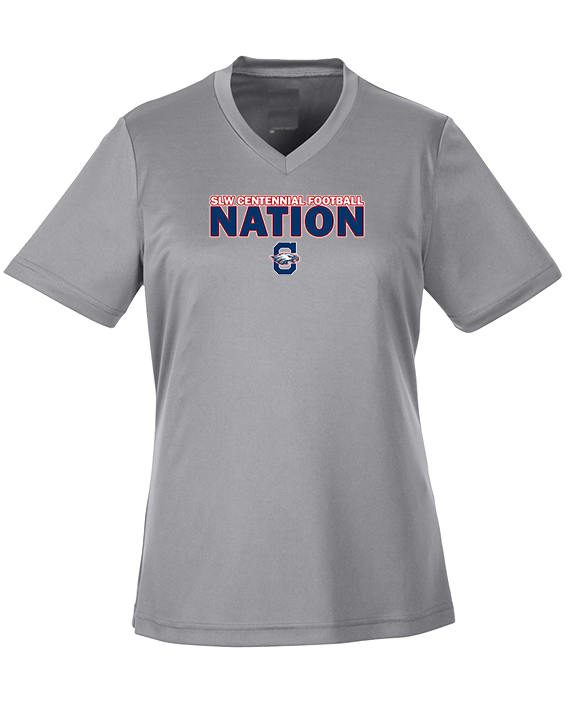 St. Lucie West Centennial HS Football Nation - Womens Performance Shirt