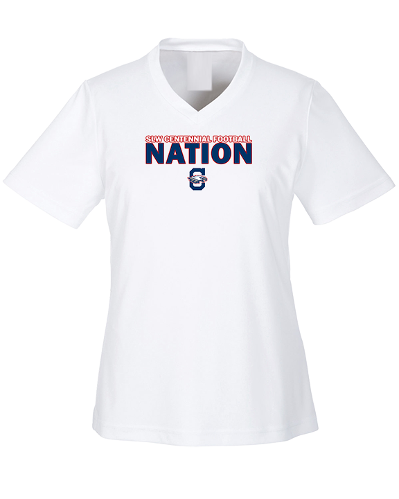 St. Lucie West Centennial HS Football Nation - Womens Performance Shirt