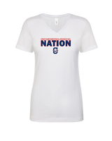 St. Lucie West Centennial HS Football Nation - Womens Vneck
