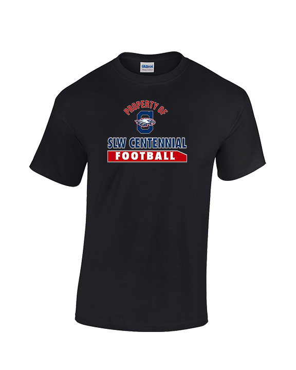 St. Lucie West Centennial HS Football Property - Cotton T-Shirt
