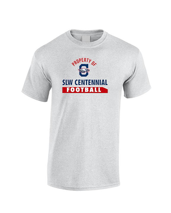 St. Lucie West Centennial HS Football Property - Cotton T-Shirt