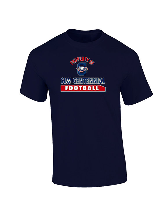 St. Lucie West Centennial HS Football Property - Cotton T-Shirt