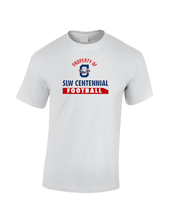 St. Lucie West Centennial HS Football Property - Cotton T-Shirt