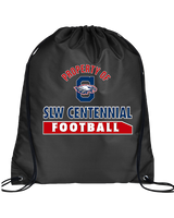 St. Lucie West Centennial HS Football Property - Drawstring Bag