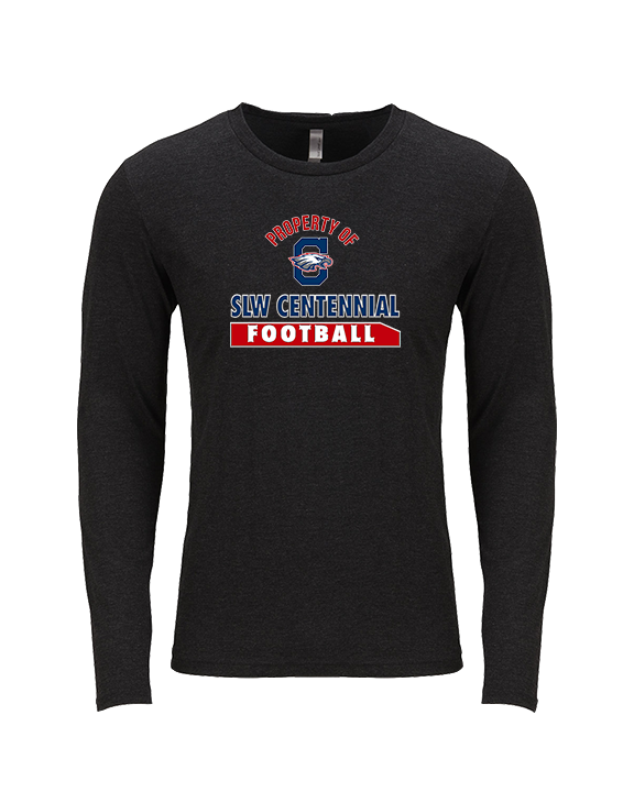 St. Lucie West Centennial HS Football Property - Tri-Blend Long Sleeve