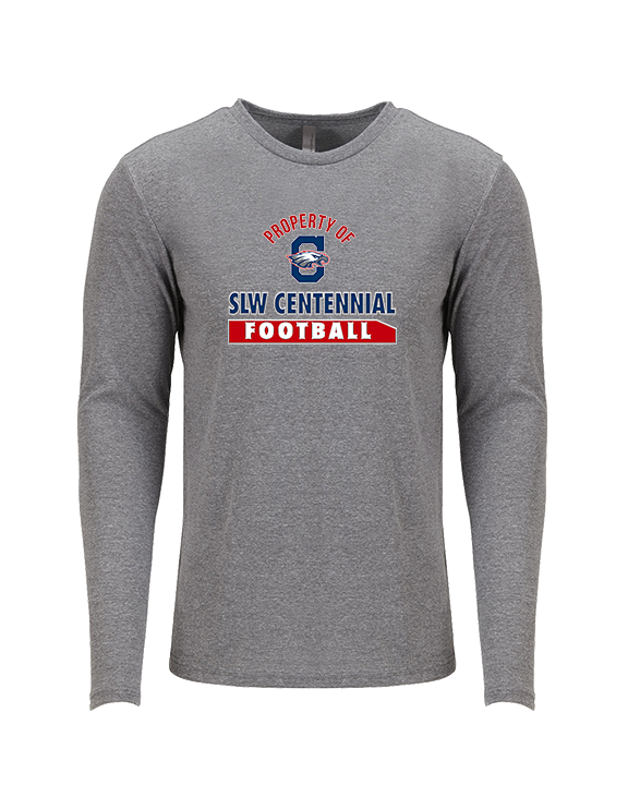 St. Lucie West Centennial HS Football Property - Tri-Blend Long Sleeve