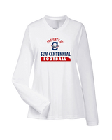 St. Lucie West Centennial HS Football Property - Womens Performance Longsleeve