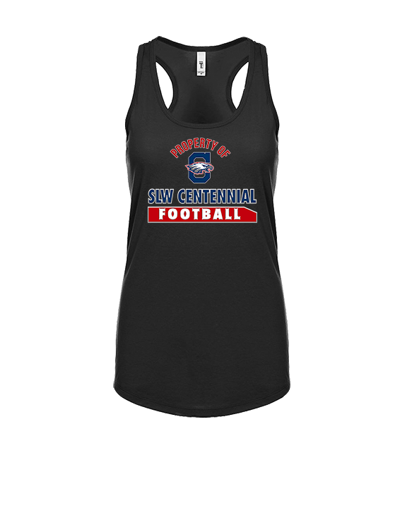 St. Lucie West Centennial HS Football Property - Womens Tank Top