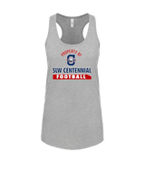 St. Lucie West Centennial HS Football Property - Womens Tank Top