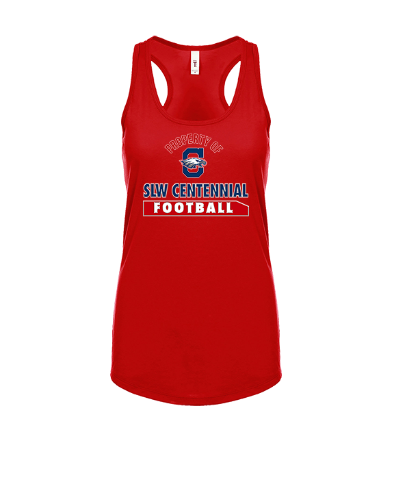 St. Lucie West Centennial HS Football Property - Womens Tank Top