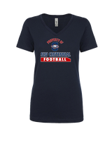 St. Lucie West Centennial HS Football Property - Womens Vneck