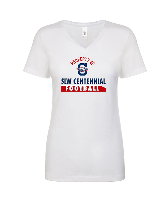 St. Lucie West Centennial HS Football Property - Womens Vneck