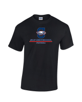 St. Lucie West Centennial HS Football Split - Cotton T-Shirt