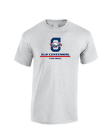 St. Lucie West Centennial HS Football Split - Cotton T-Shirt