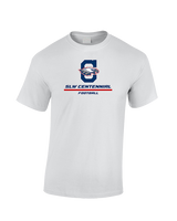 St. Lucie West Centennial HS Football Split - Cotton T-Shirt