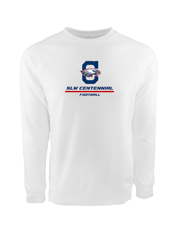 St. Lucie West Centennial HS Football Split - Crewneck Sweatshirt