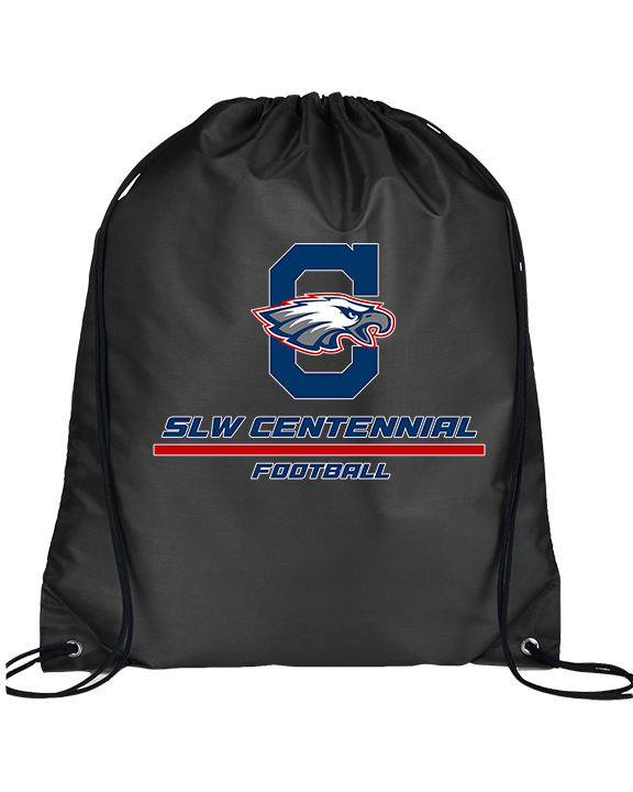 St. Lucie West Centennial HS Football Split - Drawstring Bag