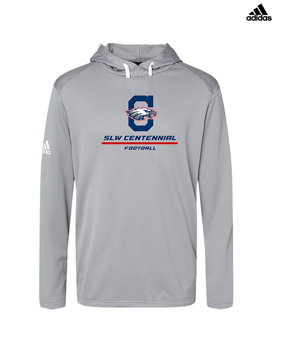 St. Lucie West Centennial HS Football Split - Mens Adidas Hoodie