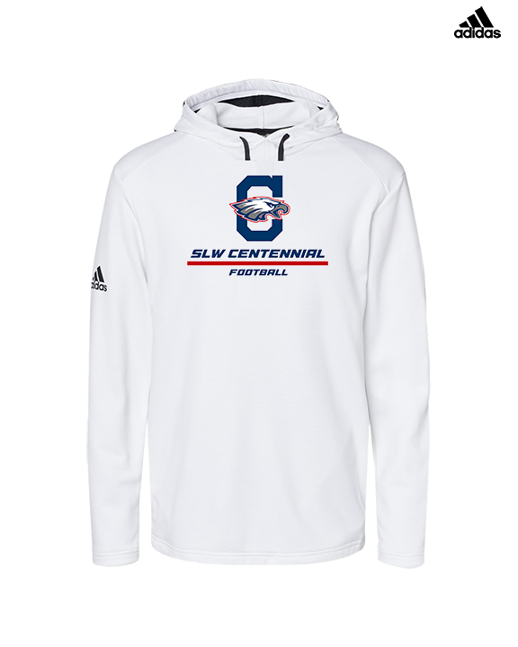 St. Lucie West Centennial HS Football Split - Mens Adidas Hoodie