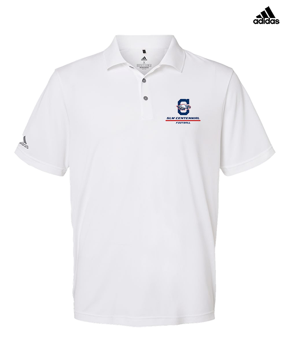 St. Lucie West Centennial HS Football Split - Mens Adidas Polo