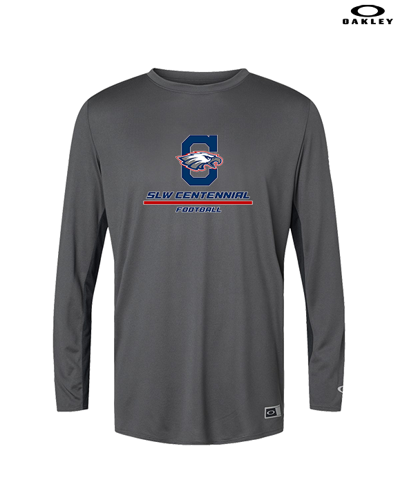 St. Lucie West Centennial HS Football Split - Mens Oakley Longsleeve