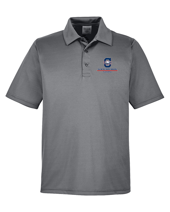 St. Lucie West Centennial HS Football Split - Mens Polo