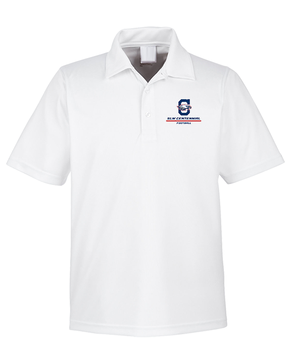 St. Lucie West Centennial HS Football Split - Mens Polo