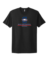St. Lucie West Centennial HS Football Split - Mens Select Cotton T-Shirt