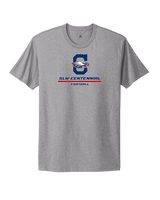 St. Lucie West Centennial HS Football Split - Mens Select Cotton T-Shirt