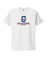 St. Lucie West Centennial HS Football Split - Mens Select Cotton T-Shirt