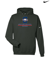 St. Lucie West Centennial HS Football Split - Nike Club Fleece Hoodie