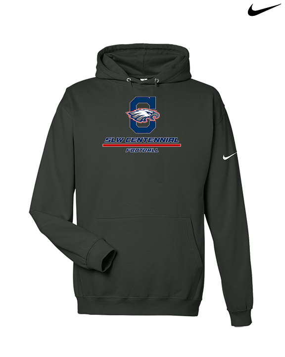 St. Lucie West Centennial HS Football Split - Nike Club Fleece Hoodie