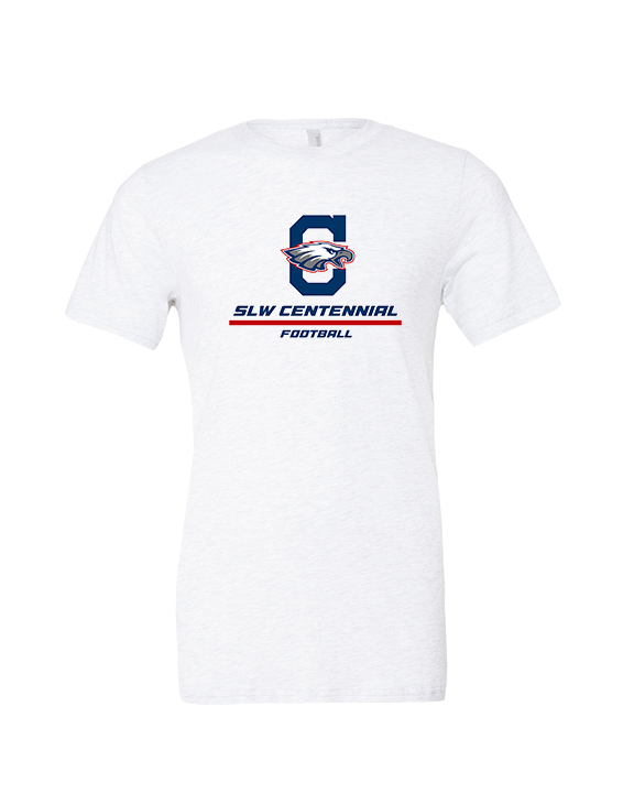 St. Lucie West Centennial HS Football Split - Tri-Blend Shirt