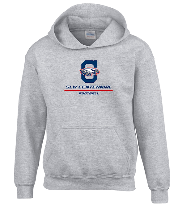 St. Lucie West Centennial HS Football Split - Unisex Hoodie