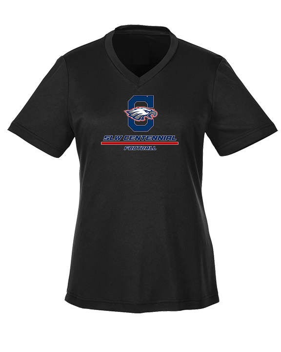 St. Lucie West Centennial HS Football Split - Womens Performance Shirt