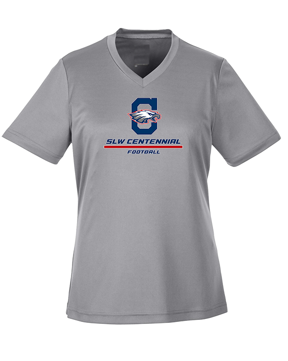 St. Lucie West Centennial HS Football Split - Womens Performance Shirt