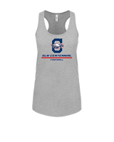 St. Lucie West Centennial HS Football Split - Womens Tank Top