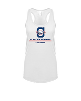 St. Lucie West Centennial HS Football Split - Womens Tank Top